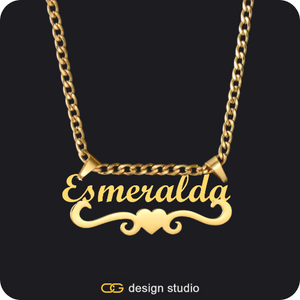 The Essential Name Necklace: Underline