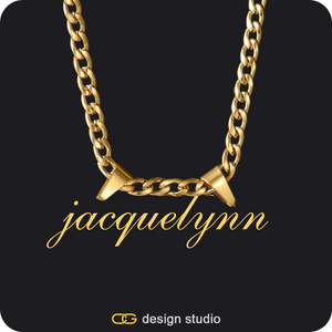 The Essential Name Necklace: Double Loop