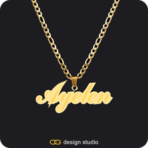 The Spotlight Double Plated Name Necklace