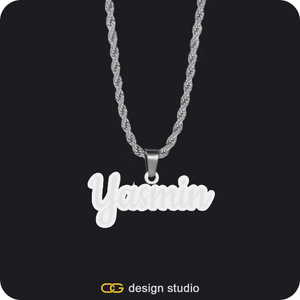 The Spotlight Double Plated Name Necklace