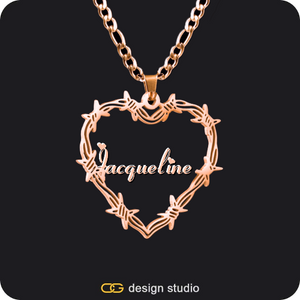 Bichota Heart Name Necklace