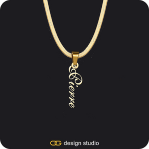 The Vertical Name Necklace