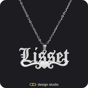 The Essential Name Necklace: Underline