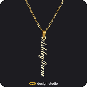 The Vertical Name Necklace