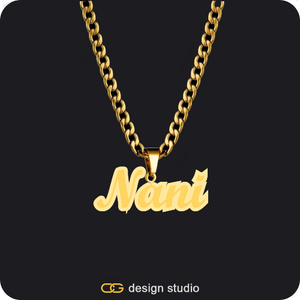 The Spotlight Double Plated Name Necklace