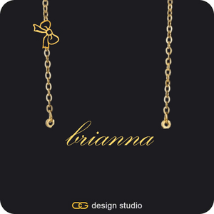 The Essential Name Necklace: Charm