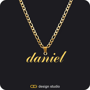 The Essential Name Necklace: Looped