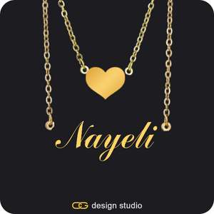 The Essential Name Necklace: Double Layer