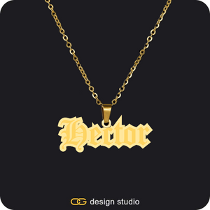 The Spotlight Double Plated Name Necklace