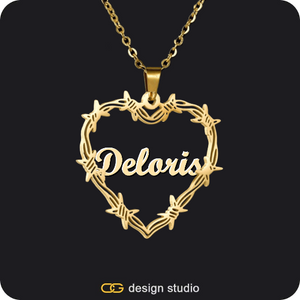 Bichota Heart Name Necklace