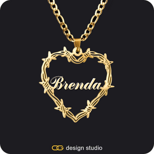 Bichota Heart Name Necklace