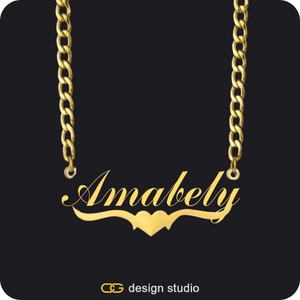 The Essential Name Necklace: Underline