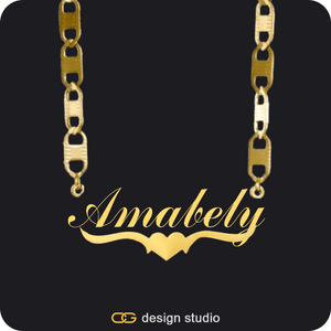 The Essential Name Necklace: Underline