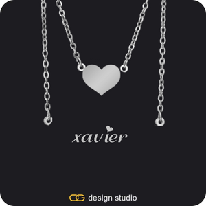 The Essential Name Necklace: Double Layer