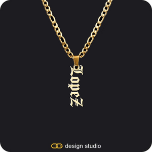 The Vertical Name Necklace