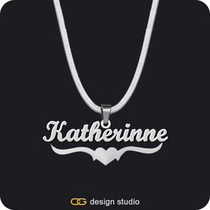 The Essential Name Necklace: Underline