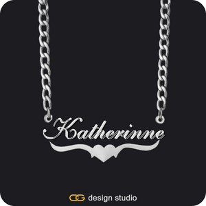 The Essential Name Necklace: Underline