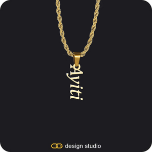 The Vertical Name Necklace