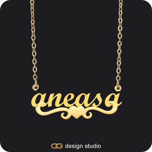 The Essential Name Necklace: Underline