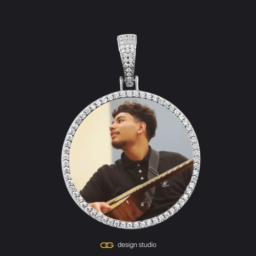 Silver / Circle (4mm)