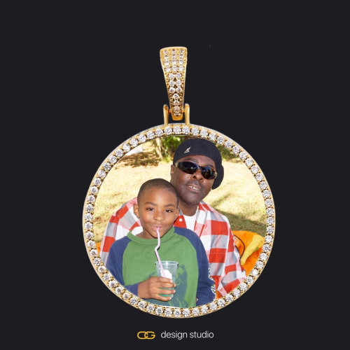 Gold / Circle (3 cm)