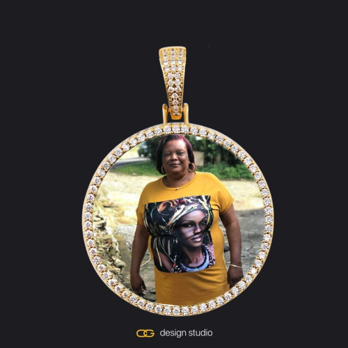 Gold / Circle (3 cm)