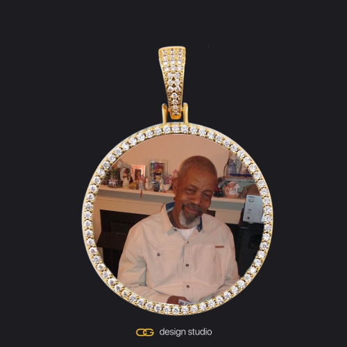 Gold / Circle (3 cm)