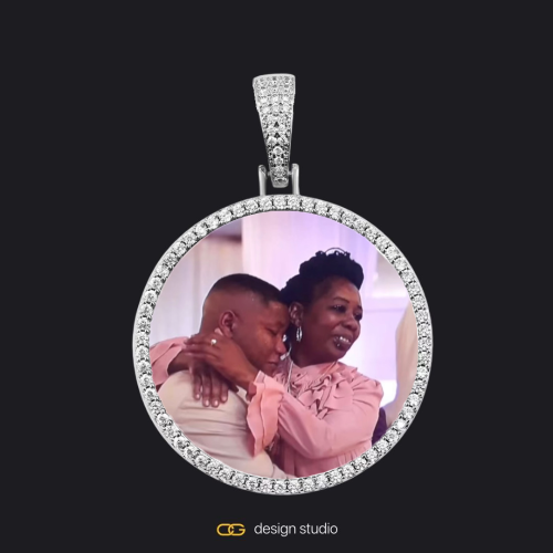 Silver / Circle (4mm)