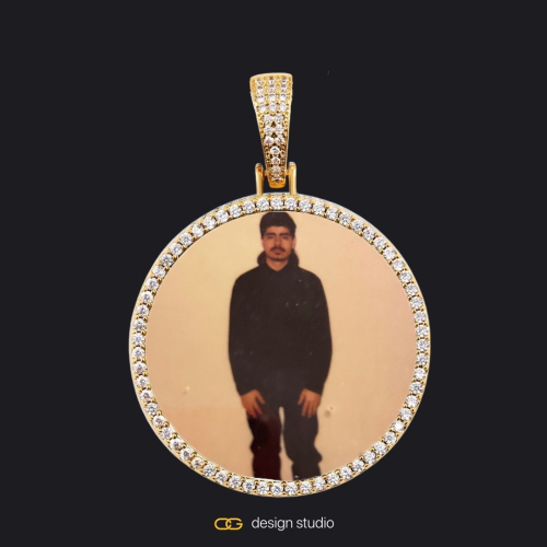 Gold / Circle (3 cm)