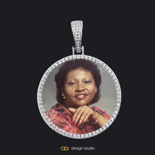 Silver / Circle (4mm)