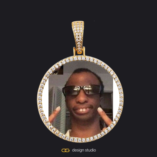 Gold / Circle (3 cm)