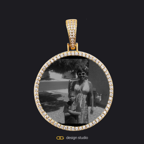 Gold / Circle (4mm)