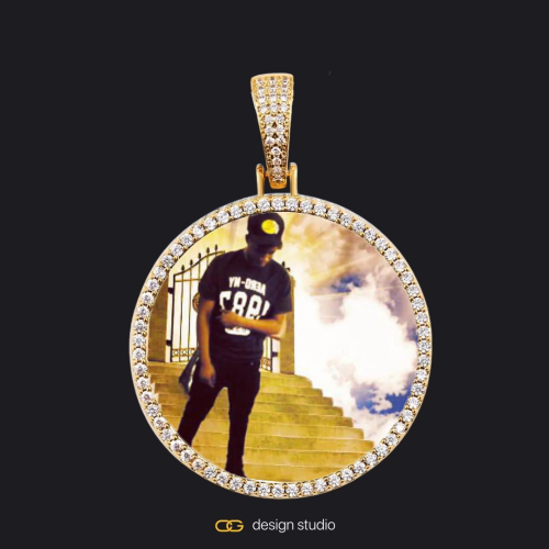 Gold / Circle (3 cm)
