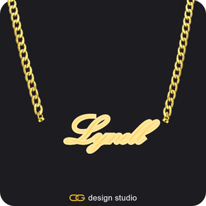 The Spotlight Double Plated Name Necklace
