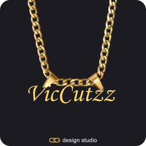 The Essential Name Necklace: Double Loop