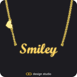 The Essential Name Necklace: Glitter