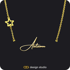 The Premier Script Name Necklace
