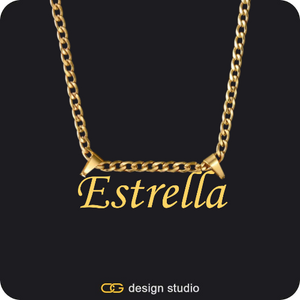 The Essential Name Necklace: Double Loop