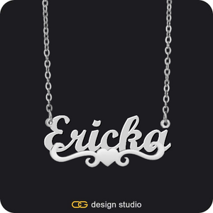 The Essential Name Necklace: Underline
