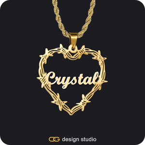 Bichota Heart Name Necklace