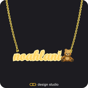 The Spotlight Double Plated Name Necklace