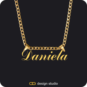 The Essential Name Necklace: Double Loop