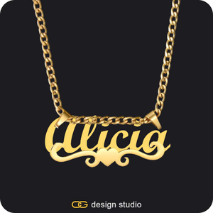 The Essential Name Necklace: Underline
