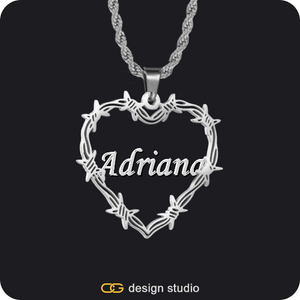 Bichota Heart Name Necklace