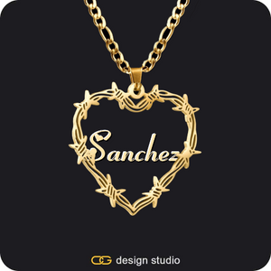 Bichota Heart Name Necklace