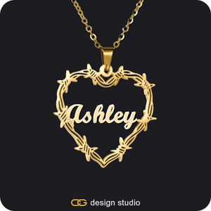 Bichota Heart Name Necklace