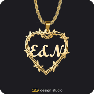 Bichota Heart Name Necklace