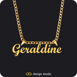 The Essential Name Necklace: Double Loop