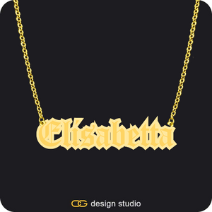 The Spotlight Double Plated Name Necklace