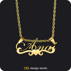 The Essential Name Necklace: Underline